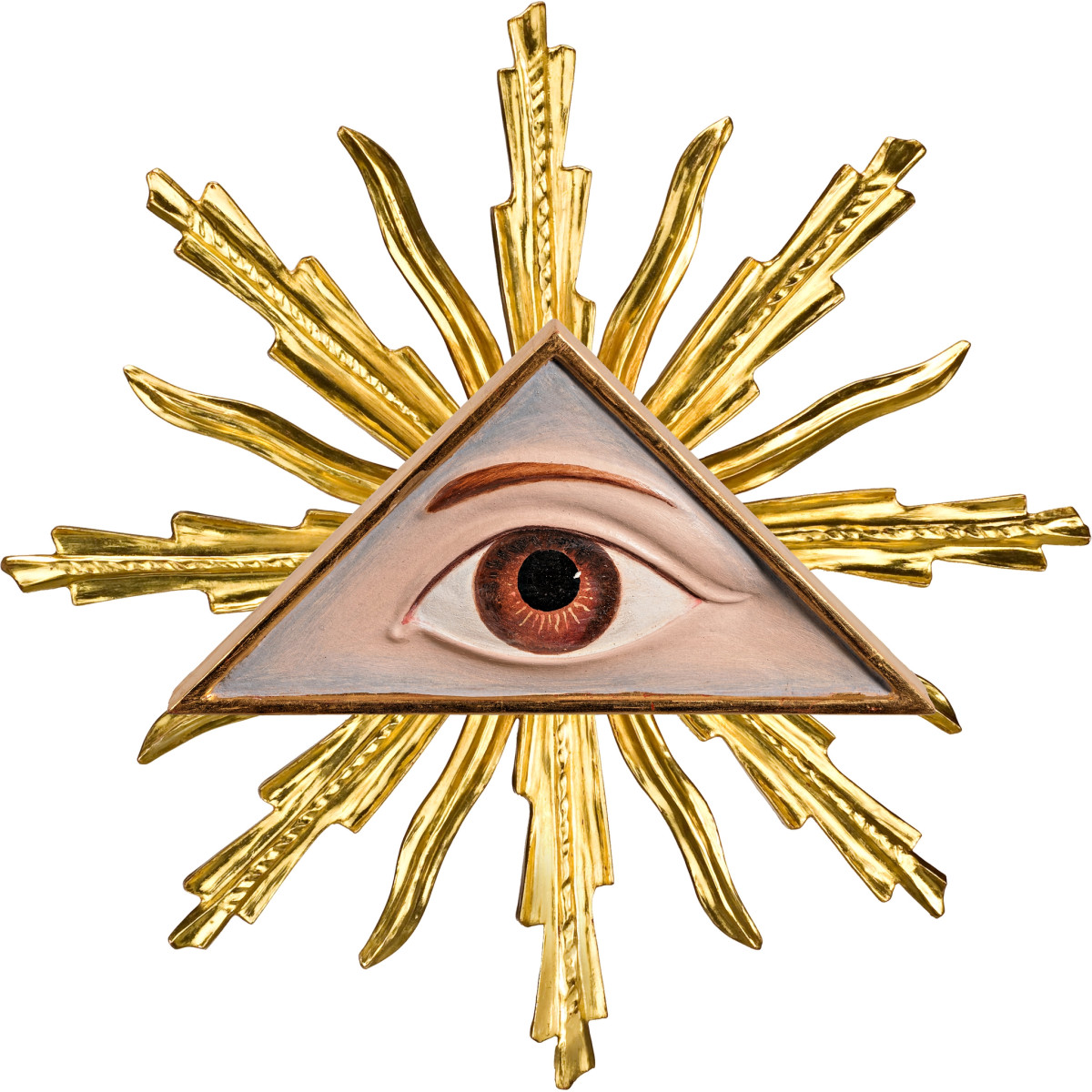 Ojo de Dios con aureola